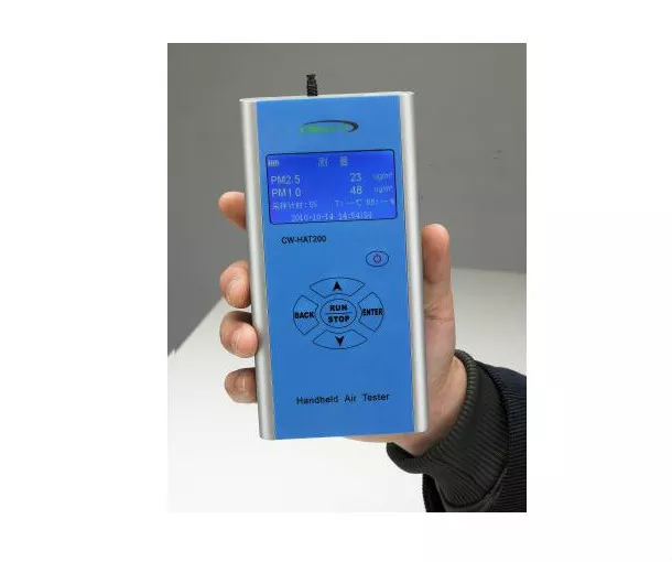 New Handheld Portable Particle Counter PM2.5 PM10 Unit Microgram/Cubic Meter