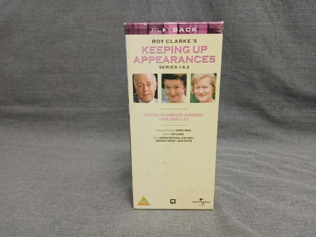 KEEPING UP APPEARANCES Series 1 & 2 BBC VHS Cassette Box Set Complete ...