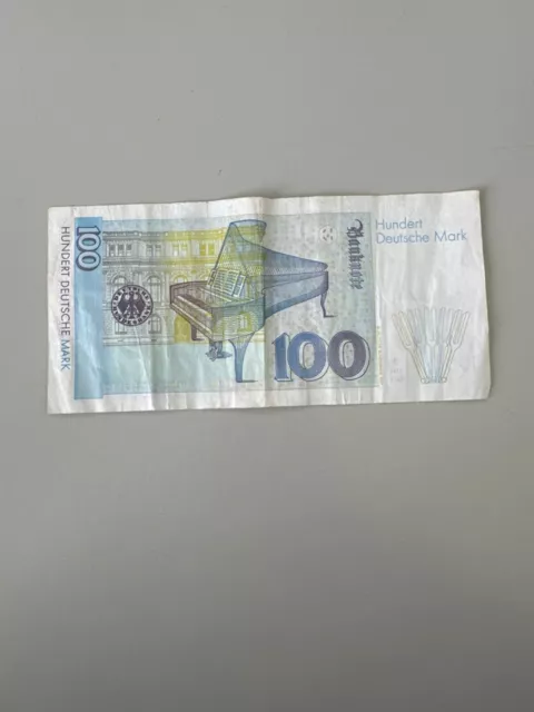 100 DM Deutsche Mark Schein Banknote 1996