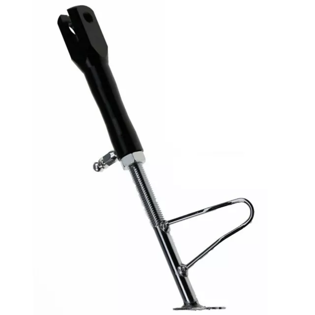 CNC Motorcycle Parts Black Side Kickstand Aluminum Alloy Stand Fall Protect