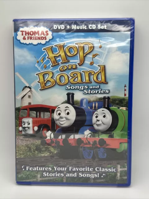 THOMAS & FRIENDS Hop on Board Songs And Stories DVD, 2009 + Music CD ...