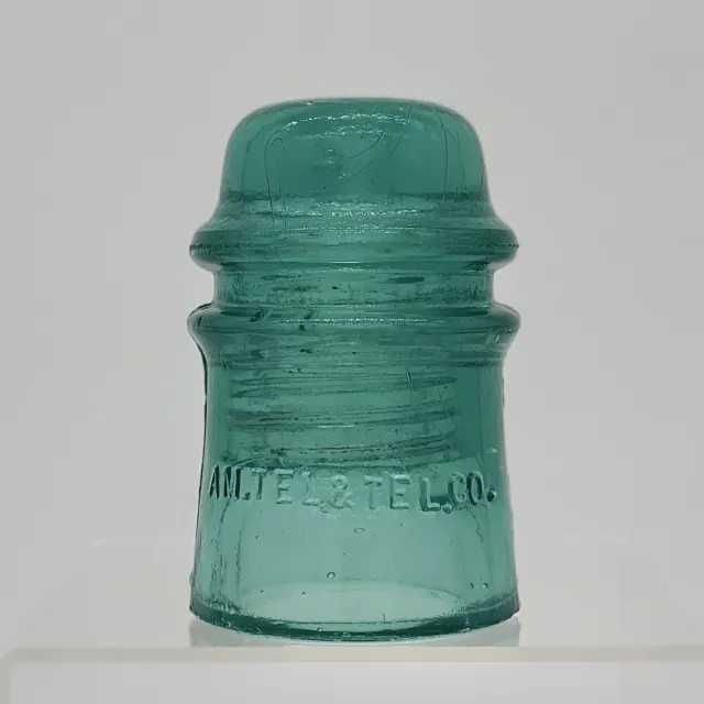 Light Jade Green Milk CD 121 [110] Am.Tel.&Tel.Co. Glass Insulator