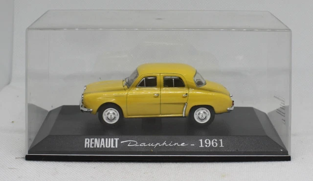 Renault Dauphine jaune de 1961 / 1:43  Universal Hobbies / M6 Interactions