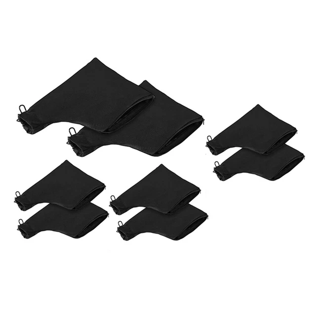 8 pz borsa raccoglipolvere nera con cerniera e supporto filo, per 255 modello mitra Q9Q4