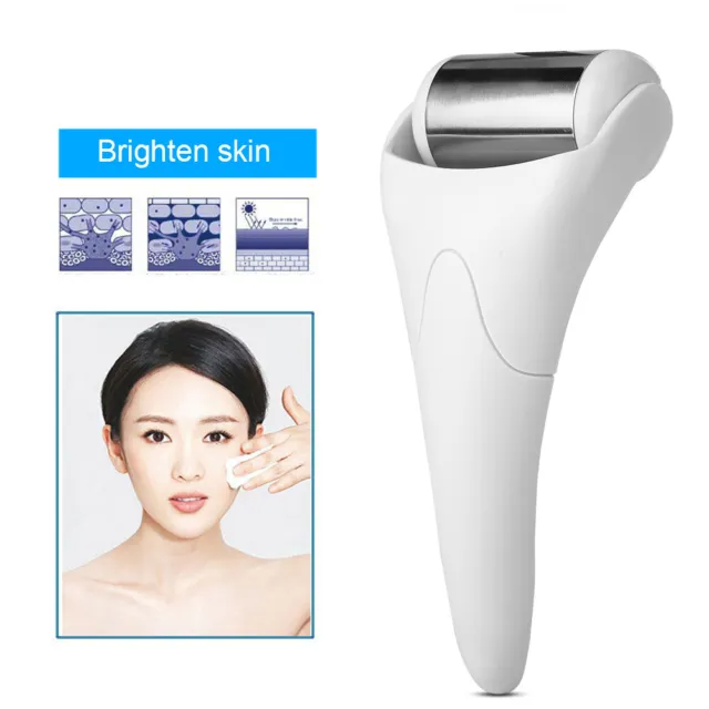Ice Roller Massager Handheld Anti Wrinkles Face Skin Smooth Body Cool Massag SPG