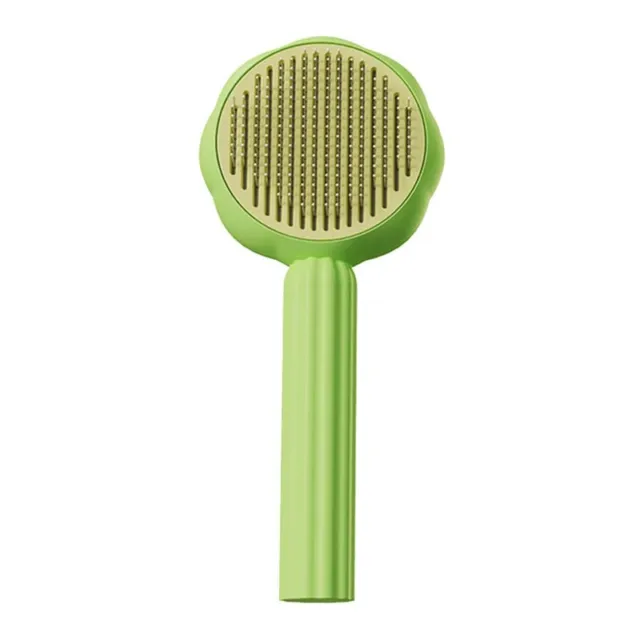 Pet Brush Self Cleaning Slicker Brush for Shedding Dog  Grooming Comb Removes