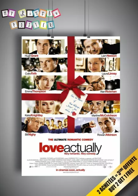 Love Actually Classic 2000s Movie Poster