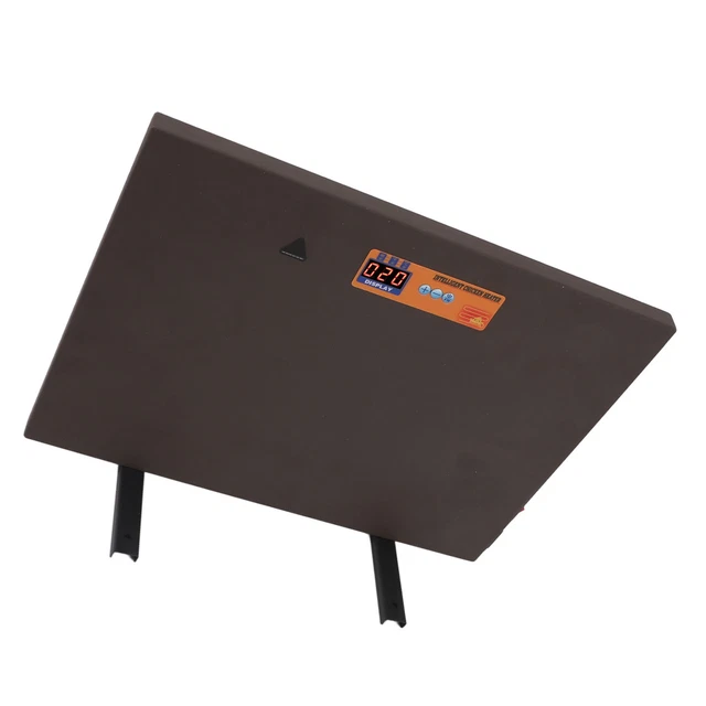 Chicken Coop Heater Brown Manual Control Anti Dumping Chicken Heater US Plug