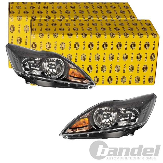 2x HELLA Fari Alogeni Set Adatto A per Ford Focus SX+
