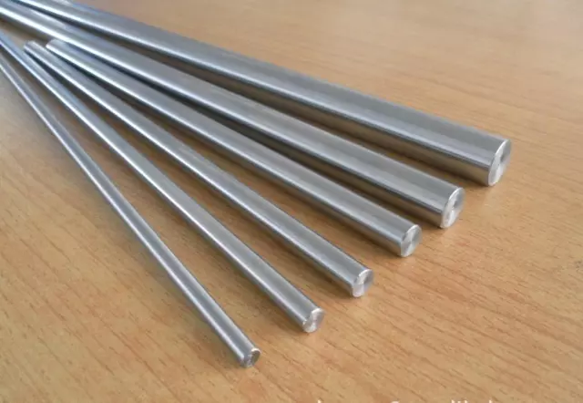 100~550mm Chromed Smooth Rod 6 8 10 12mm Steel Linear Rail Shaft 3D Printer CNC