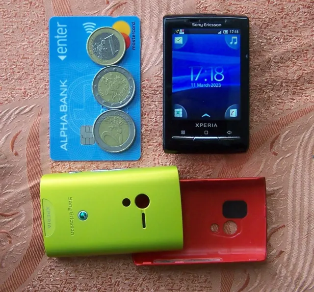 Sony Ericsson XPERIA X10 mini E10i Credit Card Size Android phone -ΝΟ smallest