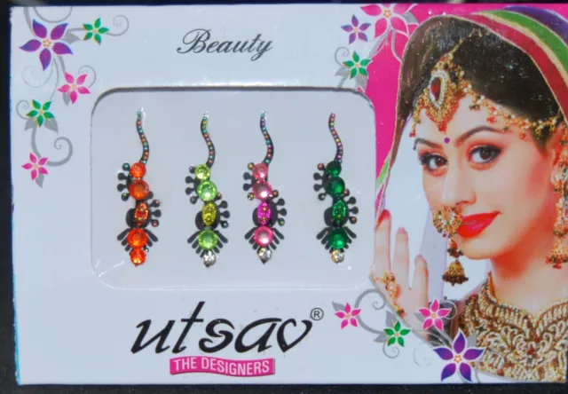 Bindi Bindis Tattoo Bollywood bijou de peau N° 19