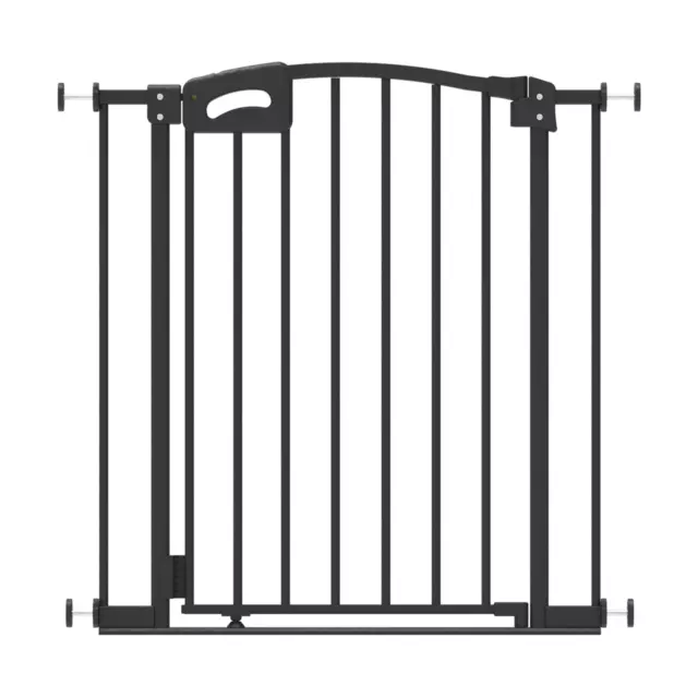 Perma Child Safety™ Ultimate Pressure Mounted Auto Close Baby Gate Barrier BLACK 2