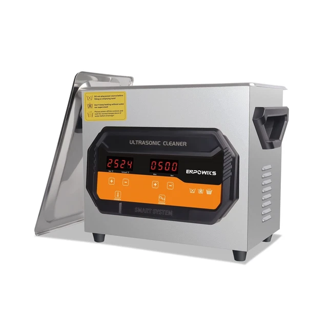 Ultrasonic Cleaner 3L with Heater and Timer, Ultrasonic Parts Cleaner with 40...