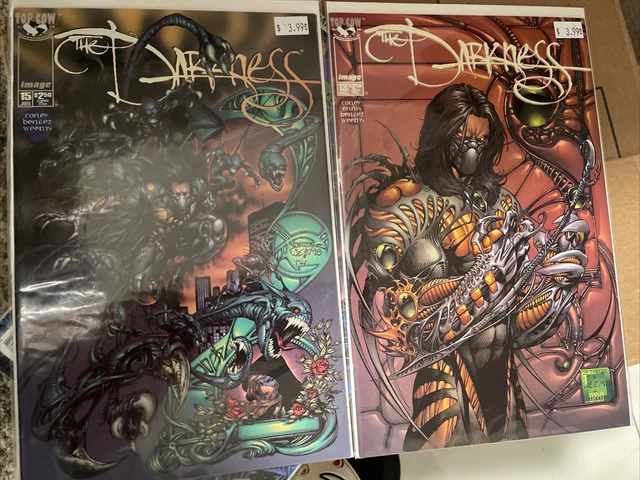Top Cow Image the Darkness Lot of 9 Comic Books Bagged An Boarded 3