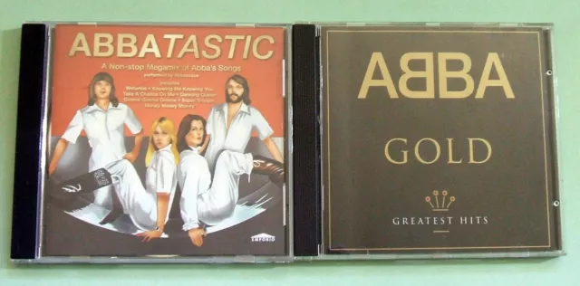Job Lot Of 2 Abba Cds - Abbatastic & Abba Gold Greatest Hits (Cd53)