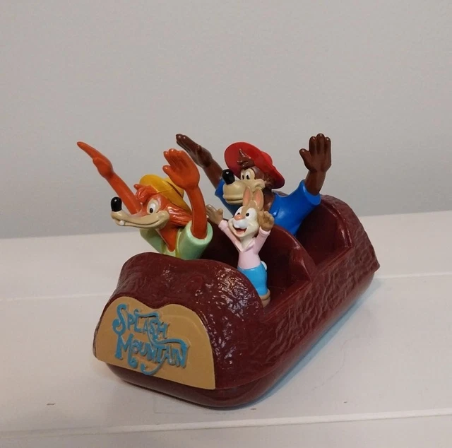 DISNEY PARKS TOY Splash Mountain Ride Pullback Log Vehicle Brer Rabbit ...