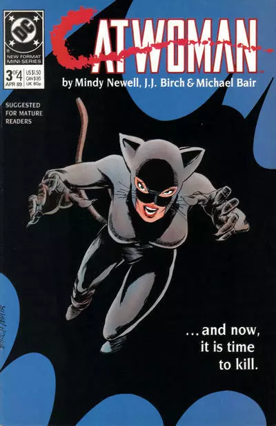 CATWOMAN #3 F/VF, Mini Series, DC Comics 1989 Stock Image