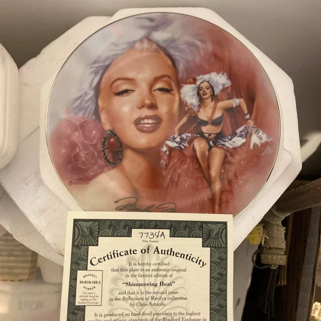 bradford exchange marilyn monroe plates. Around 30 Plates