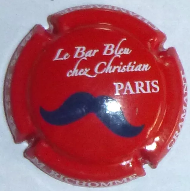 Capsule de Champagne:  RICHOMME  , Le bar Bleu chez Christian Paris, n°17.b