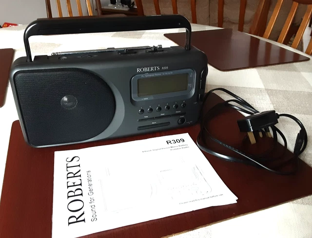 Radio Portable HRD-310 FM/MW/SW MP3 - Écran LCD, Horloge Et Écouteurs