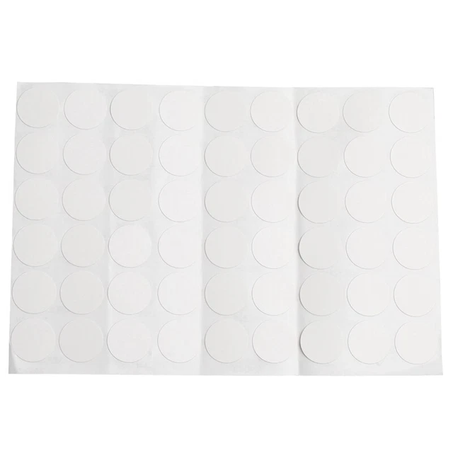 Pegatinas cubiertas de tornillo autoadhesivas para armario 54 en 1 blanco J8O9