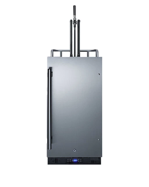 Summit SBC15WK 15"W 2.9 Cu. Ft. Built-In or - Stainless Steel