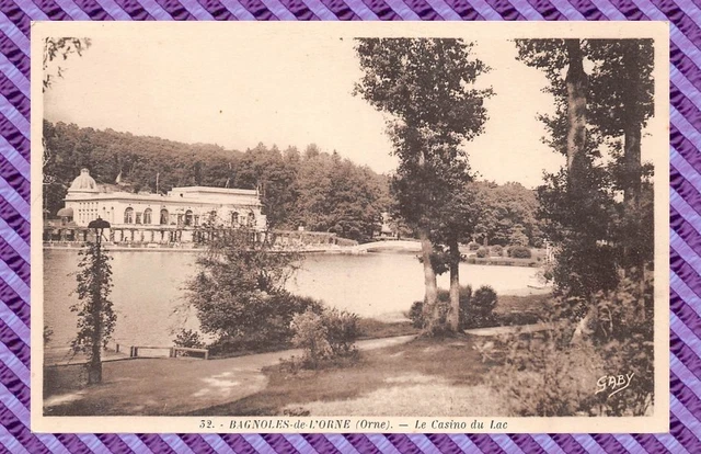 CPA - 61 - Bagnoles De L'Orne - le Casino of / The Lake