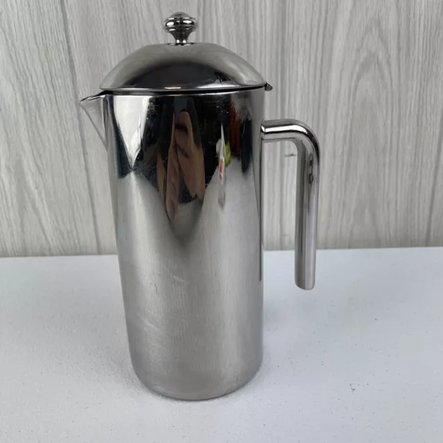 HEPP 18/10 Stainless Steel 1 Liter Double Wall Insulated Coffee Tea Pot Carafe