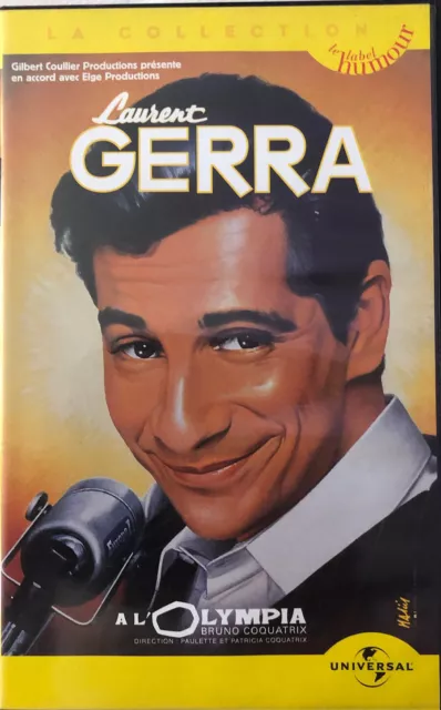 Cassette Vidéo Vhs Laurent Gerra À L’olympia Humour Rare