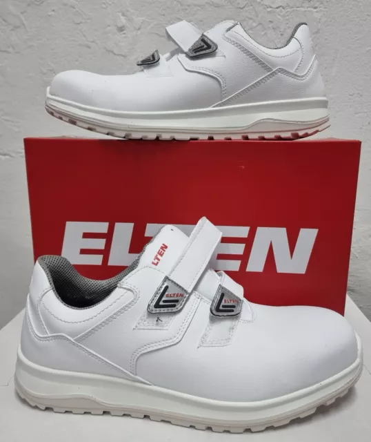 ELTEN Sicherheitsschuhe weiß 'White Grip Low ESD S2' Arbeitsschuhe (Größenwahl)