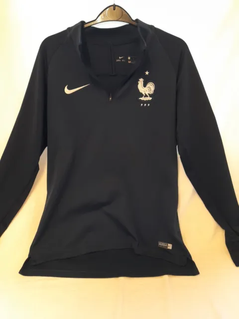 France National Team Jacket,Long Sleeve,Football Shirt, Nike,Dri-Fit,Size M,Used