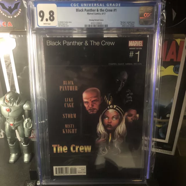 Black Panther & The Crew #1 CGC 9.8 WP (2017) Hip Hop Variant Cover