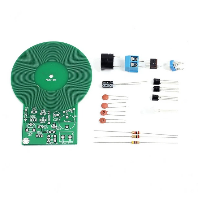 Kit électronique détecteur de métaux à faire soi-même DC 3V5V capteur sans
