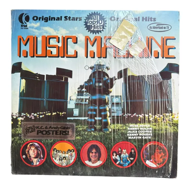 Various - K-tel Music Machine Vinyl LP 1977 w/ POSTERS Andy Gibb