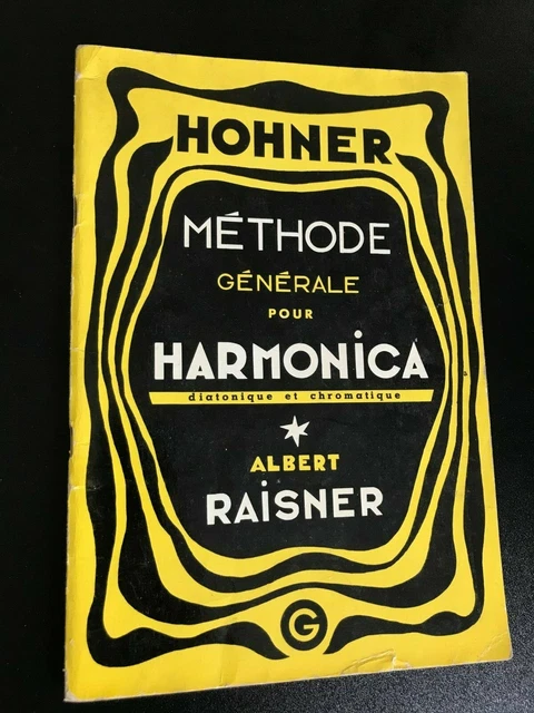 HOHNER harmonica musique méthode générale diatonique chromatique 1955 PARTITION