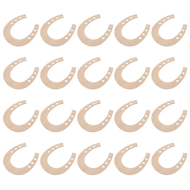 24 piezas hágalo usted mismo rebanadas de madera artesanales rebanadas en blanco pintura astillas de madera accesorios hágalo usted mismo