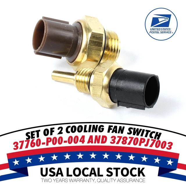 NEW SET OF Cooling Fan Switch & Coolant Sensor fit Honda Odyssey Accord