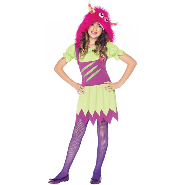 Enchanted Cotumes Girl's Fuzzy Wuzzy Wanda Halloween Costume - Size Medium