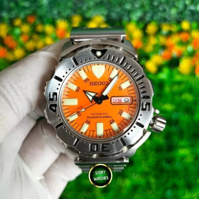 RARE SEIKO MONSTER Legend SKX781 SKX781K1 SKX781K2 Orange Plongeur automatique EUR 804 22 PicClick FR