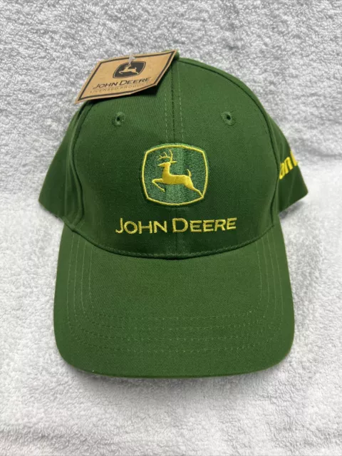 JOHN DEERE Hat. Nothing Runs Like A Deere. Adjustable Ball Cap. With Tags!