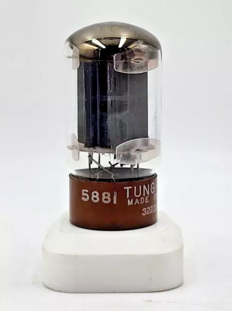 5881 Tung-Sol Brown Base Tube New (New Old Stock) Test 1 Year Warranty