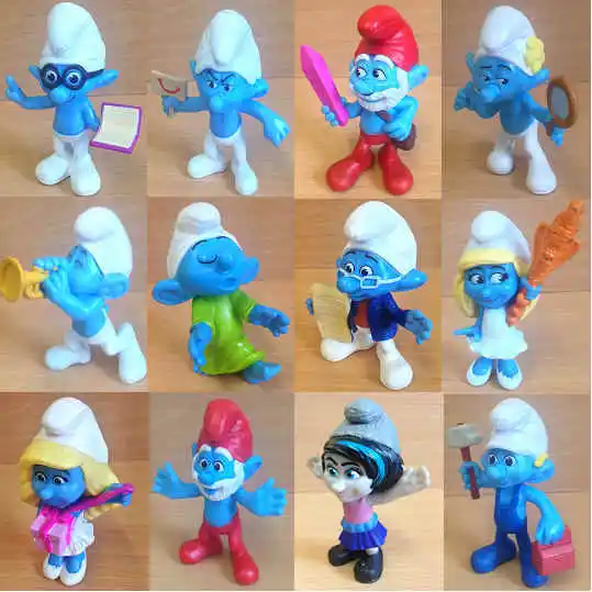 McDonalds Happy Meal Toy 2013 The Smurfs 2 Film Plastikspielzeug - verschiedene Auswahlmöglichkeiten
