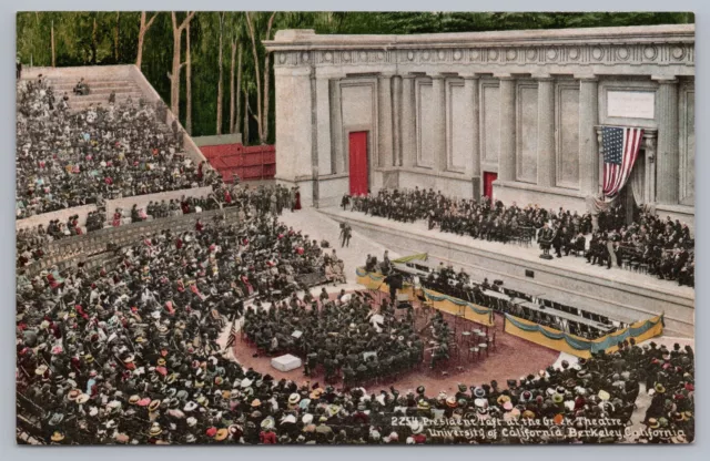 1909 University of California Berkeley President Taft Speech Postcard California
