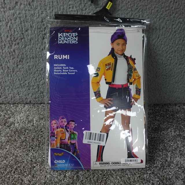 Spirit Costumes Rumi KPOP DEMON HUNTERS Rumi Costume Spirit Halloween Child Large Priority ...
