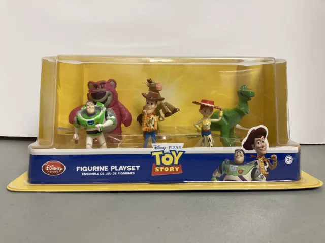 Disney Collection Toy Story 5-Pc. Figurine Playset Toy Story Buzz Lightyear  Woody Toy Playset
