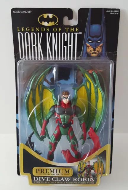 Kenner Batman Legends Of The Dark Knight Dive Claw Robin Action Figure 1996 New