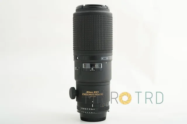 Nikon AF Micro-Nikkor 200mm F/4 D ED Macro Lens