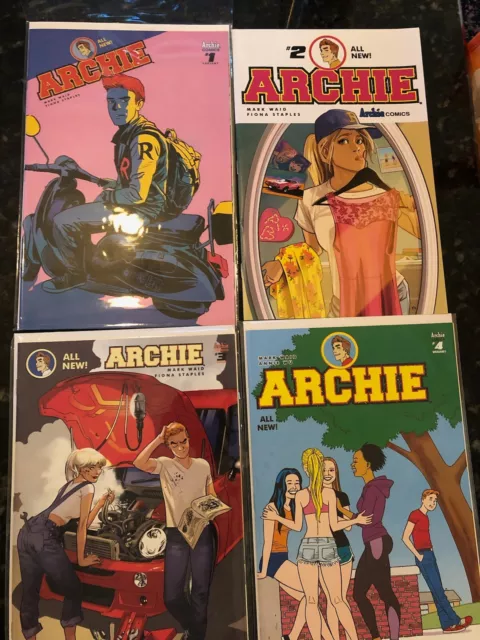 All New! Archie comics #1-7 Mark Waid Fiona Staples variant cover