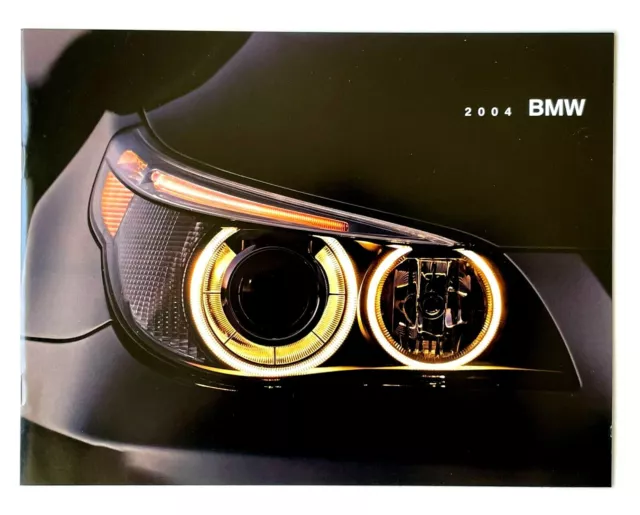 2004 BMW Sales Brochure Z4 Roadster 3 5 6 7 Series Color Photos Full Line 28 Pgs
